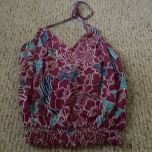 Crop top halter